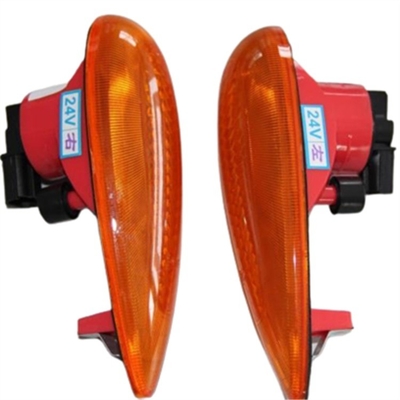 JAC HFC1041 HFC1048 Señales de giro lateral de camiones Partes de automóviles con plástico y potencia de 72 W