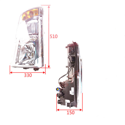 Luz delantera de camión ligero Tongshuai 12V/24V para embalaje estándar o personalizado