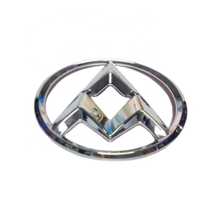 Placa de identificación del logotipo del marcador de vehículo plateado para SAIC Maxus V80