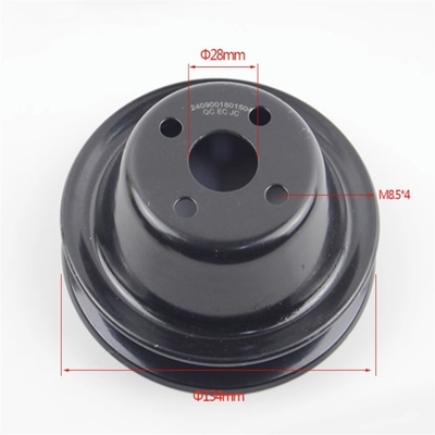 JAC QC490 Accesorios del motor Pulea de la bomba de agua con OEM NO 2409001801504 en piezas de camión