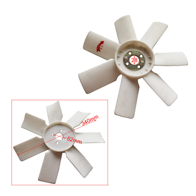 Año 2005- Partes de camiones QC480 Cuchillas de ventilador del motor OEM NO 1408500820000 para camiones ligeros