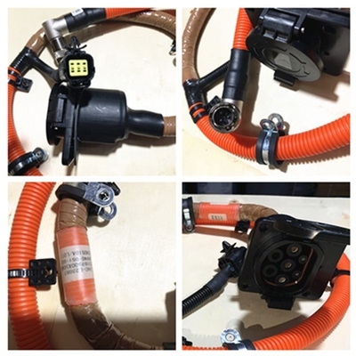 Conjunto conveniente de cable de carga de conector EV para toma de carga de CC y kit de automóvil EV