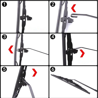 HFC1040 40cm/50cm/53m/55cm Lámina de limpiaparabrisas para JAC/JMC1030/1040 Partes de repuesto de camiones