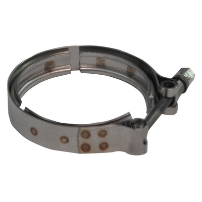 Clampada de engranaje de gusano de tubería ajustable para camión Foton ISF2.8/3.8 V-clampada de acero inoxidable