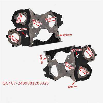 Compartimientos de camiones Cámara de engranajes de tiempo Para QC480 Material de acero OEM NO 2408001200500
